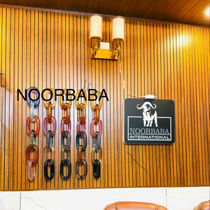 NOORBABA Resin Art Deco Oval Acrylic Chain Link <b>Wall</b> Decoration Washable Living Room <b>Decor</b> bedroom <b>wall</b> decoration - Product Image 3