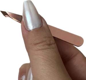 Pinzas para Cejas de Acero Inoxidable DANTRIC IMPLANTS, Punta Puntiaguda, Herramienta de Maquillaje de Precisión, Reutilizables, Estilo Clásico - Product Image 2