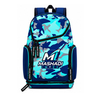 Sac à dos tactique unisexe Mashadi Impex en polyester solide, décontracté, avec fermeture éclair, compartiment pour ordinateur, imperméable, pour activités de plein air