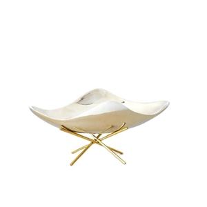 Vente chaude Plateau de service en fonte d'aluminium avec ligne Emboss Bol en émail et en métal sans danger pour les aliments disponible en plusieurs tailles - Product Image 3