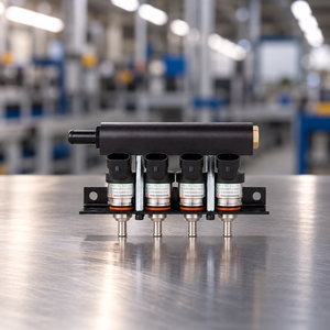 [HANA] Rail d'injecteurs métalliques H2001 4 cylindres 130 LPM Bleu Type AA E-Mark R67 R110 Ensemble pré-assemblé de soupapes d'injection GPL/GNC/GNL - Product Image 5