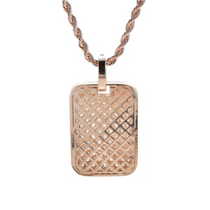 Luxury Moissanite Hip Hop Diamond Pendant Necklace for Men <b>Iced</b> <b>Out</b> Fashion Jewelry for Party Streetwear and Daily Wear - Product Image 5