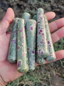 Premium Quality Luxury Polished Natural Crystal Smooth Massage Bar Quartz Wand <b>Stick</b> in Variety of Colors for Gift decoration - Product Image 4