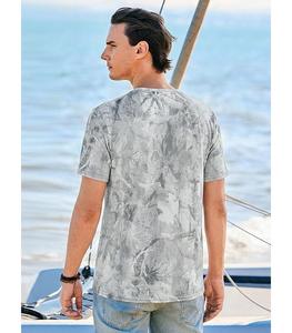 T-shirt décontracté pour homme, best-seller, 100 % coton tricoté, manches courtes, imprimé, anti-boulochage, écologique, fabriqué au Bangladesh - Product Image 3