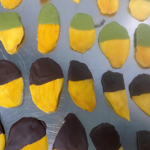 Premium Vietnam Sliced Sweet Dried Mango with <b>Chocolate</b> and Matcha for Gourmet Gift Basket Vacuum Pack Supply by 99 Gold Data - Product Image 2