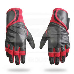 Guantes de Bateo de Béisbol de Cuero Cabretta, Guantes de Béisbol Profesionales Transpirables, Ligeros, Antideslizantes, Hechos a Medida para Mano Izquierda o Derecha - Product Image 3