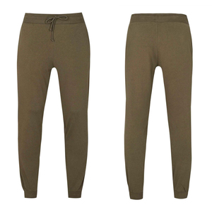 Pantalon de survêtement en coton pour homme, style streetwear, coupe évasée, jambe droite ample et cordon de serrage, design décontracté à jambe large. - Product Image 4