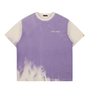 Custom Acid Washed Heavy <b>Weight</b> <b>Blank</b> Tee T Shirt Oversized Wash Heavyweight Cotton T-Shirt Oversize Vintage Tshirt for Men - Product Image 1