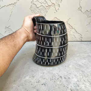 Jarra Vikinga de Cuerno de Buey de 600ml, Hecha a Mano y Pulida, para Cerveza, Sidra y Vino a Precio Económico - Product Image 6