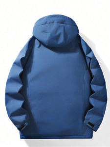 Veste en jean vintage pour homme de haute qualité en blanc, noir et vert - Respirante, écologique, coupe-vent avec personnalisation complète - Product Image 2