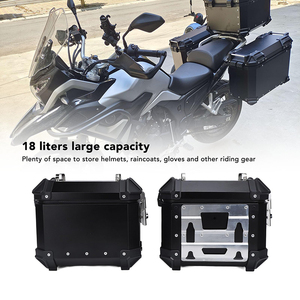 Boîte à bagages rigide pour <span class=keywords><strong>moto</strong></span> en aluminium, coffre de tourisme, sacoches latérales pour Honda Yamaha Suzuki <span class=keywords><strong>Kawasaki</strong></span> - Product Image 4
