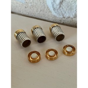 Juego de 3 Saleros de Metal Más Vendidos, Acabado Dorado, Duraderos, Herméticos, Ecológicos, Aptos para Lavavajillas - Product Image 3