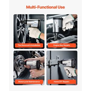 1/2 \ "3/8 \" Pro chiavi ad impatto d'aria Kit Combo da 19 pezzi accessorio strumento per Auto riparazione a casa fatto da te include 10 pezzi CR-V acciaio - Product Image 6