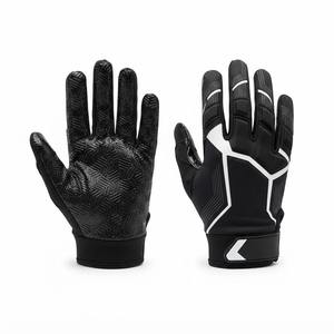 Gants de football américain personnalisés pour hommes, design inspiré de la sécurité, confortables, respirants, antistatiques, pour receveurs en extérieur - Product Image 5