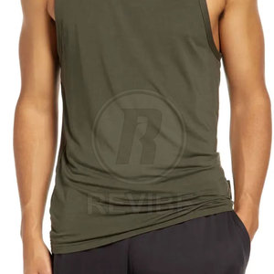 Nouvel Arrivage Débardeur Homme Fitness Respirant Décontracté 100% Coton Haute Qualité Personnalisable - Product Image 6
