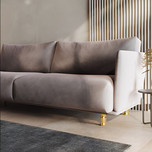 Patas de Sofá Modernas de Aluminio Resistente, Patas Redondas de Metal para Muebles, Soporte para Sofá en Color Dorado y Negro, Herrajes para Muebles de 3 y 4 Pulgadas - Product Image 1