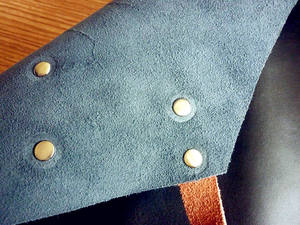 Delantal de Lona Vintage con Cuero Vacuno Genuino de AQDAS INDUSTRY, con Bolsillos, Cierre de Broche, Manga Corta, para Uso en Restaurantes y Bares, Unisex - Product Image 4