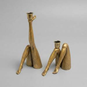 Yoga Pose <b>Tea</b> <b>Light</b> Candle Holder Sculptural Design Metal Aromatherapy Decoration for Spa Meditation Home Decor Use - Product Image 4