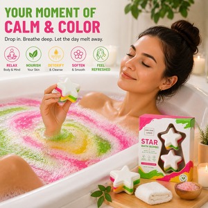 Handmade Organic <b>Bath</b> Bombs Shower Steamers Natural Elegant Aromatherapy Spa Experience Whitening Skin Custom Branding <b>bath</b> ball - Product Image 5