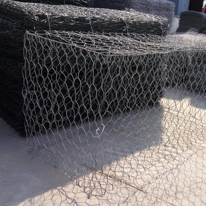 <span class=keywords><strong>Gabion</strong></span> en treillis métallique galvanisé économique, forme personnalisée, cage à pierres argentée, durée de vie prolongée, à vendre - Product Image 5