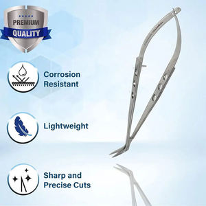 Support à ressort Castroviejo Vanna's MEDZORA de haute qualité, en acier inoxydable, pour microchirurgie manuelle - Product Image 3