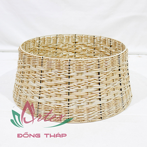 Meilleures Ventes Jupe de Sapin de Noël Ronde Faite à la Main en Rotin PE Style Traditionnel Base Décorative - Product Image 3