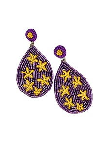 Nueva llegada de joyería de moda, hermosos y elegantes pendientes de fresa con bordado a mano y cuentas, diseño moderno y lindo, pendientes de última tendencia. - Product Image 6