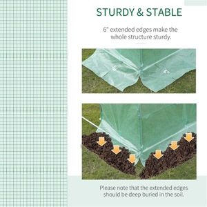 Copertura di Ricambio per Serra in Plastica/LDPE Tessuto Soffiato Anti-UV e Resistente ai Tagli - Product Image 5