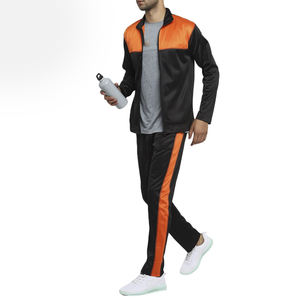 Conjunto de chaqueta deportiva con cordón ajustable y pantalones de chándal con estampado personalizado OEM, chándal de color personalizado - Product Image 3