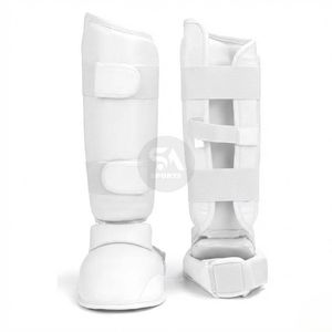 Elegantes Protectores de Espinillas de Boxeo de Triple Capa de Cuero PU Morado, Equipo de Sparring de Muay Thai y MMA para Mujer, Protección de Piernas de Alto Impacto - Product Image 3