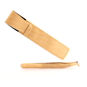 Pinzas Japonesas de Acero Inoxidable para Extensión de Pestañas, Agarre de Diamante, Marca Privada, Alta Elasticidad, Punta Puntiaguda - Product Image 2