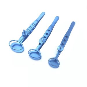 Chalazion Forceps Ophthalmic Surgical Instrument Titanium Coated Stainless Steel Manual High Quality Ophthalmic Chalazion <b>Clamp</b> - Product Image 2