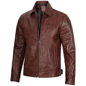 Veste en cuir pour homme tendance, de haute qualité, respirante, avec logo/couleurs personnalisés, nouvelle mode streetwear, super qualité. - Product Image 5