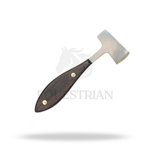 Coupe-crevasses à manche en bois, outil vétérinaire pour le soin des sabots de cheval et le ferrage - Product Image 3