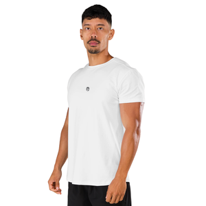 Chemise à manches courtes blanche pour homme, confortable, élégante, en coton de qualité supérieure, pour la salle de sport, vêtements décontractés, vente en gros - Product Image 2