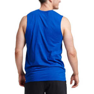 เสื้อกล้ามออกกำลังกายผู้ชาย ดีไซน์ใหม่ล่าสุดปี 2026 รับออกแบบโลโก้ พิมพ์ลายได้ตามต้องการ เสื้อใส่หน้าร้อน ราคาดีที่สุด แห้งเร็ว - Product Image 2