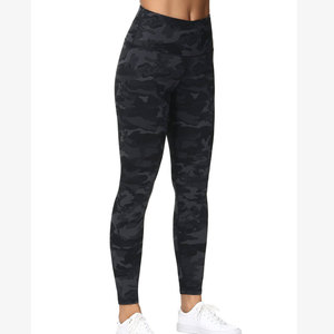 High Waist Solid Twist Yoga <b>Leggings</b> Full Length Spandex/Polyester Compression Four-Way Stretch Elastic Waist Quick Dry 220g - Product Image 2