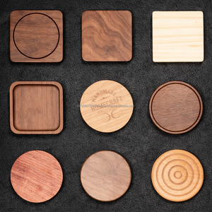 AG Elements Juego de Posavasos de Madera Natural de 4 Pulgadas, Diseño Zen Asiático Hecho a Mano, Ecológico, Reutilizable, 10 mm de Grosor, Resistente al Calor - Product Image 4