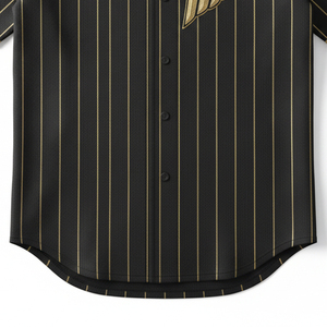 Proveedor de Uniformes Deportivos Personalizados OEM, Uniforme de Béisbol con Cierre de Botones, Malla Transpirable a Rayas, Uniforme de Entrenamiento para Equipos - Product Image 4