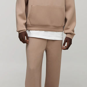 Chándal para hombre de algodón/poliéster duradero, diseño transpirable, logotipo personalizado impreso, corte holgado para mayor comodidad, económico. - Product Image 3