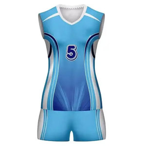 Uniformes de Voleibol para Hombre de Alta Calidad, 100% Algodón, 220g, Colores Personalizados, Diseño Único, Jersey Deportivo Premium para Equipos - Product Image 4