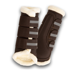 Équipement équestre de haute qualité, protections pour les tendons des chevaux avec logo personnalisé - Product Image 3