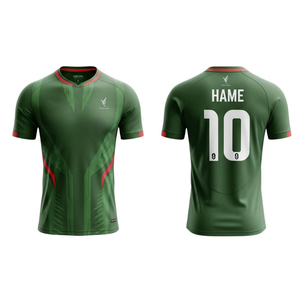 Nueva Camiseta de Fútbol Americano Personalizada de Fábrica al por Mayor de Alta Calidad, Sublimada, Elástica, que Absorbe la Humedad, 100% - Product Image 4