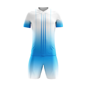 New Arrival Best Selling Breathable Quick Dry Anti-Bacterial Short Soccer Uniforms Set High Quality Latest Design 100% Polyester - Product Image 2