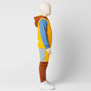 Conjuntos Deportivos Casuales con Capucha de Forro Polar para Niños, Transpirables, de Invierno, Tallas Grandes, Alta Calidad, MOQ Bajo - Product Image 3