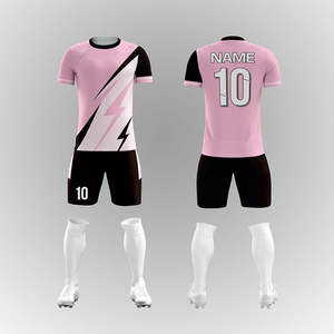 Nuevo Diseño de Conjuntos de Camisetas de Fútbol, Ropa Deportiva Sublimada para Hombre, Uniforme Personalizado para Equipo de Fútbol con Logotipo y Número - Product Image 1