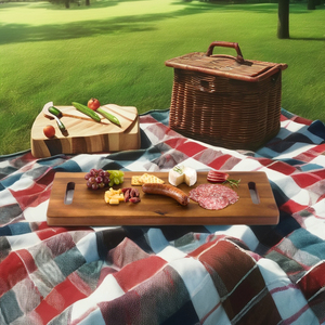 เครื่องใช้ในครัวเรือน24 "ถาดเสิร์ฟอะคาเซียชาร์เทอรีบอร์ดเสิร์ฟจานสำหรับวางสเต็กเนื้อ - Product Image 1