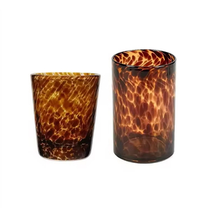 Achetez des pots à bougies en verre transparent miniatures de qualité supérieure pour la décoration de table, commandes en gros à prix abordable - Product Image 2