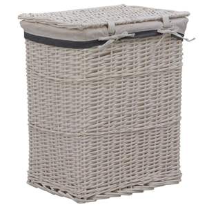 Panier à linge en osier de saule blanc - Product Image 4