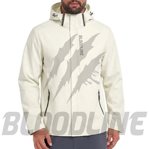 Chaqueta Softshell Impermeable de Manga Larga para Hombre BLOODLINE, Ropa Deportiva para Exteriores, Abrigo de Invierno con Logotipo Estampado en la Parte Delantera - Product Image 3